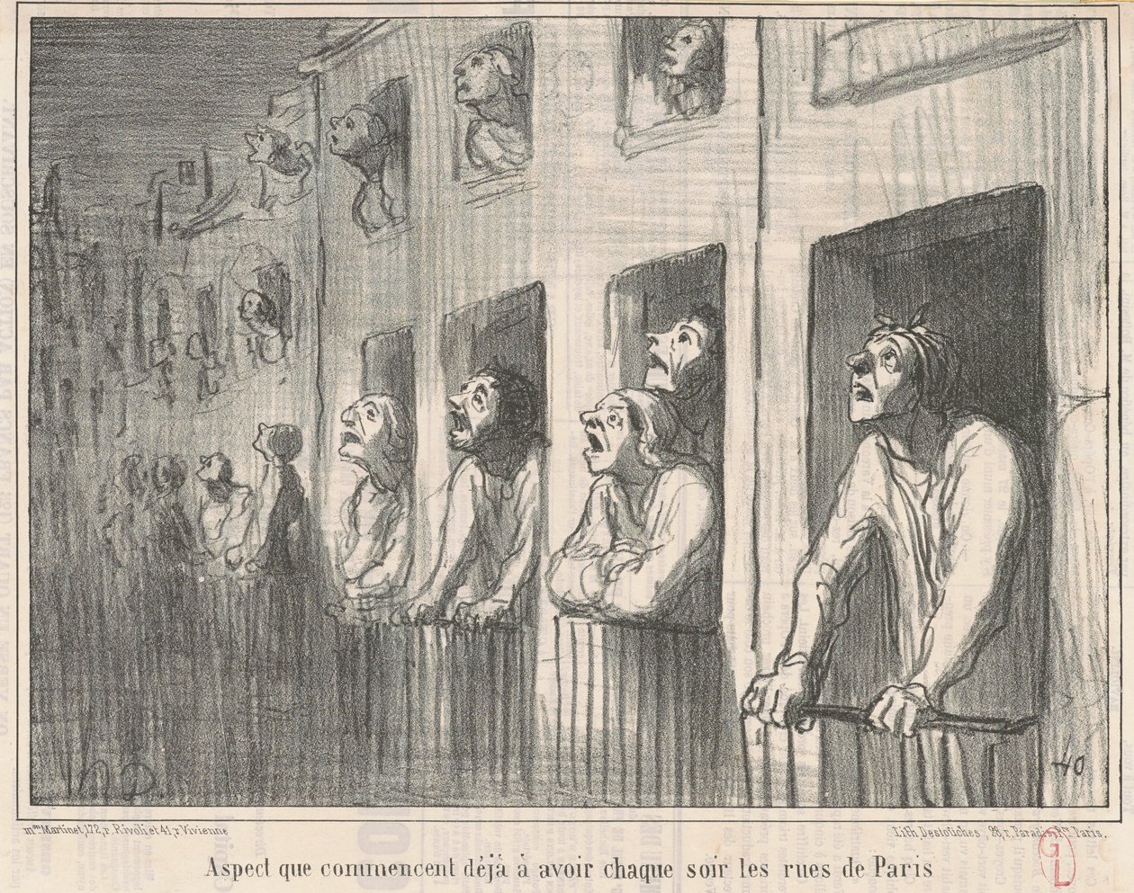 Aspekt, der allerede er begyndt at have... af Honoré Daumier