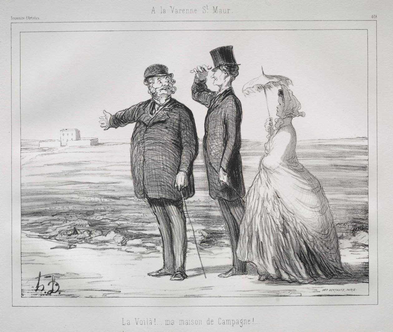 Ved Varenne, Saint-Maur af Honoré Daumier