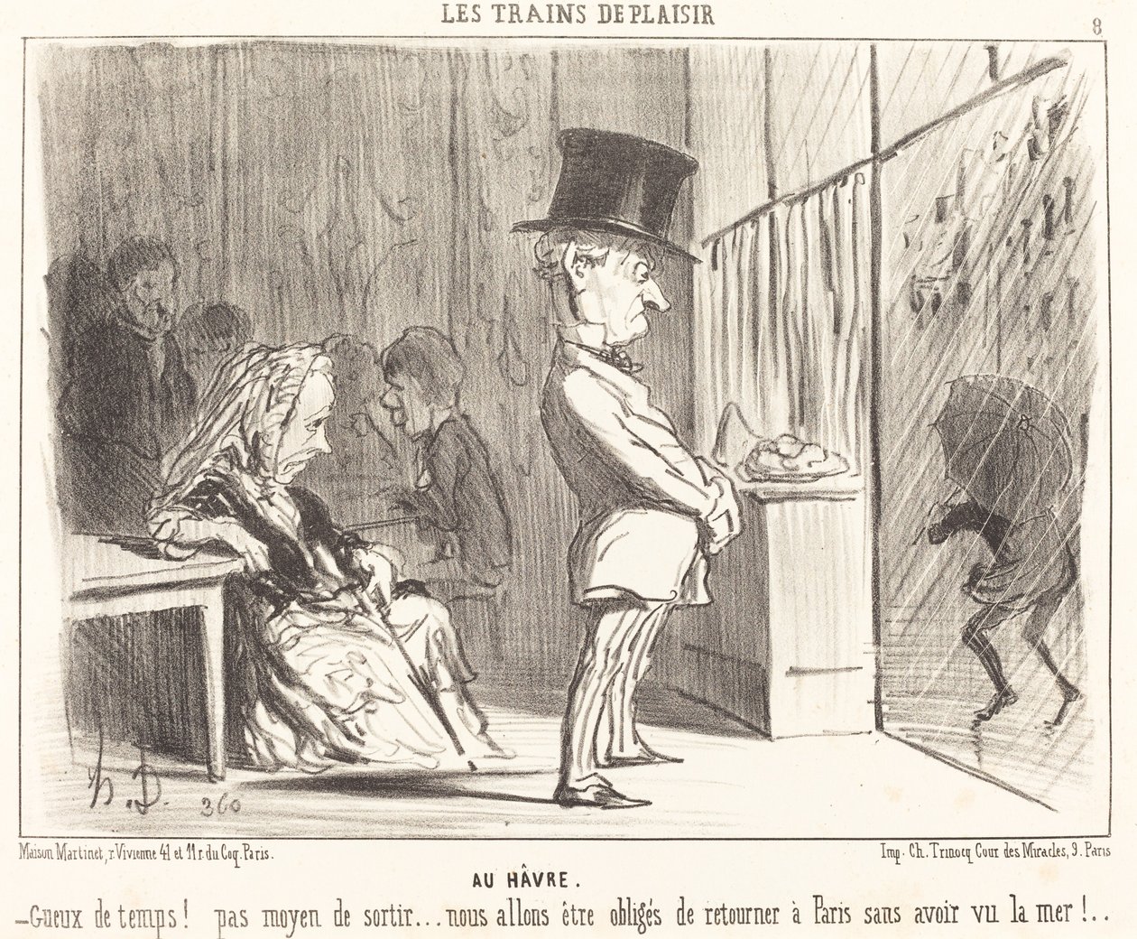 Til havnen af Honoré Daumier