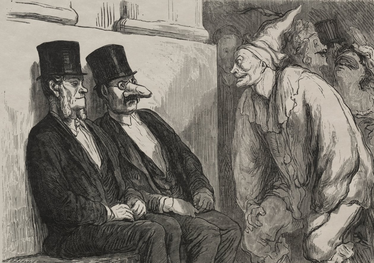 Ved operabal: du har det for sjovt. af Honoré Daumier