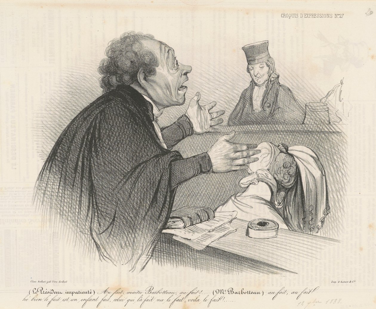 Forresten, mester Barbotteau... af Honoré Daumier
