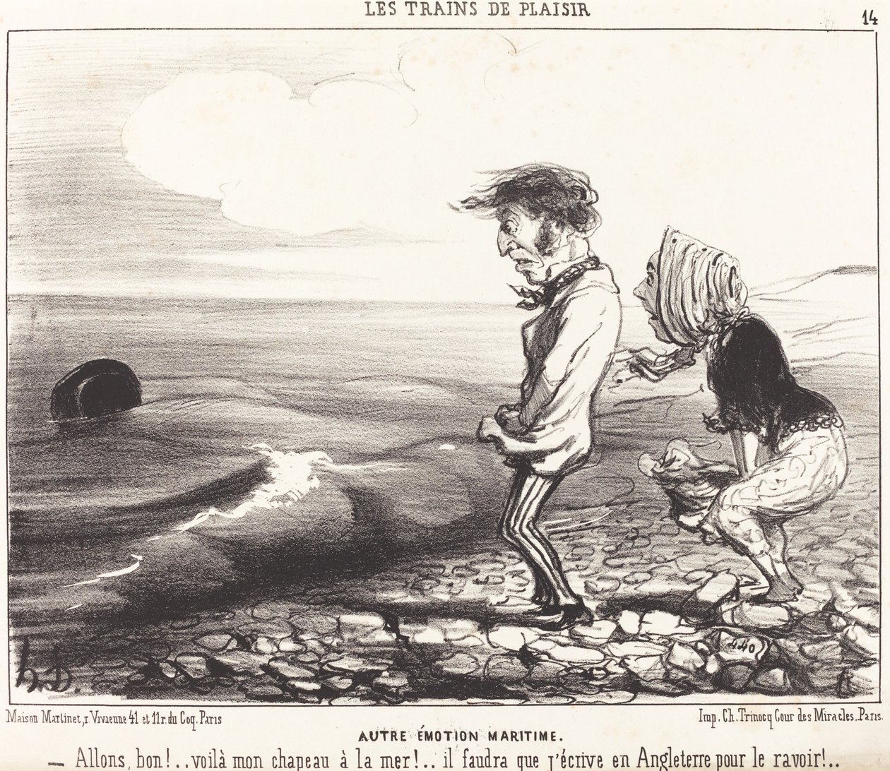 Endnu en maritim følelse af Honoré Daumier