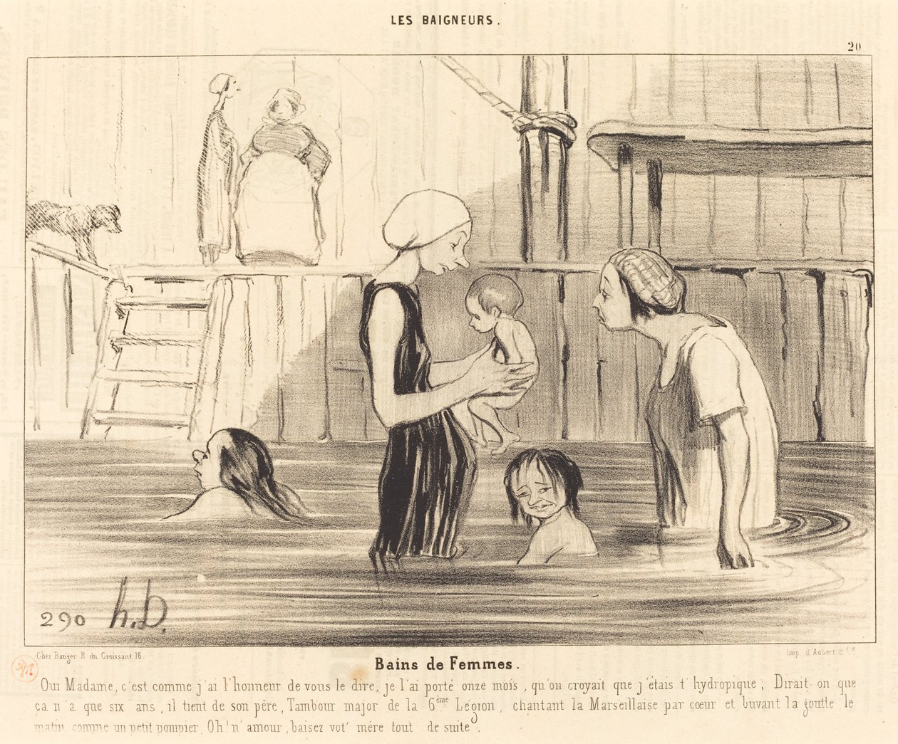 Kvinders bade af Honoré Daumier