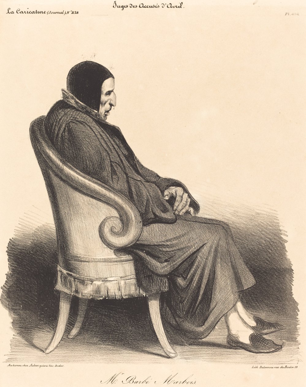 Barbé-Marbois af Honoré Daumier