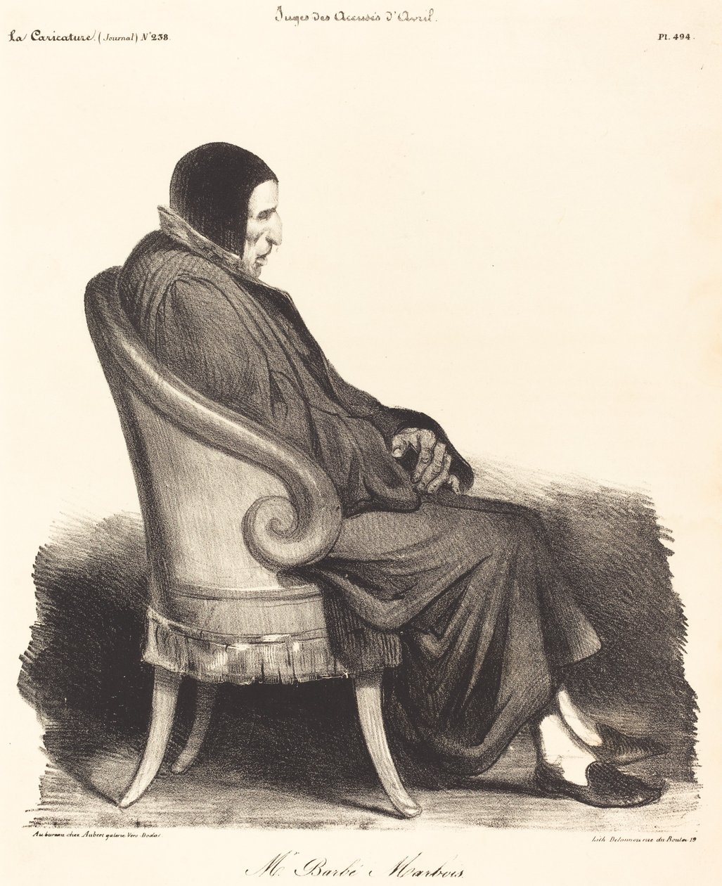Barbé-Marbois af Honoré Daumier