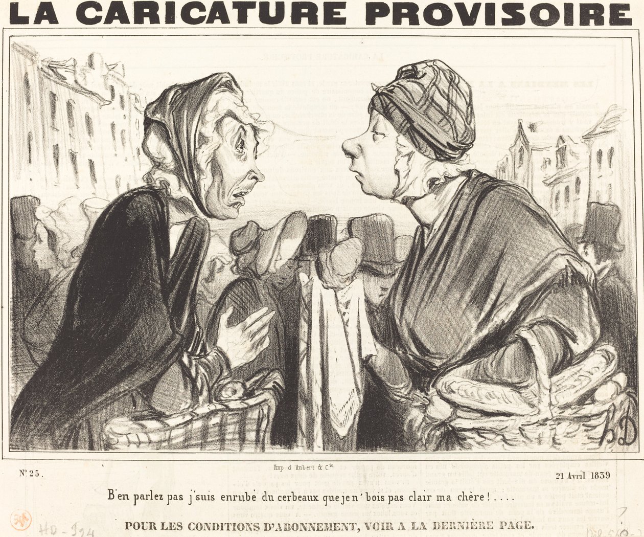 Tal ikke om det, jeg er dækket af hjerner... af Honoré Daumier