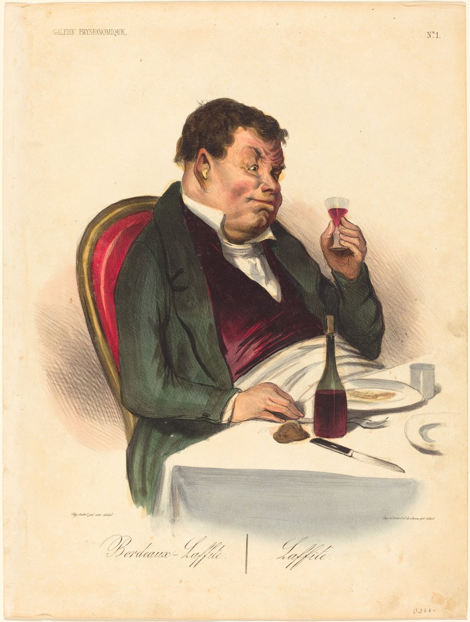 Bordeaux-Laffite af Honoré Daumier