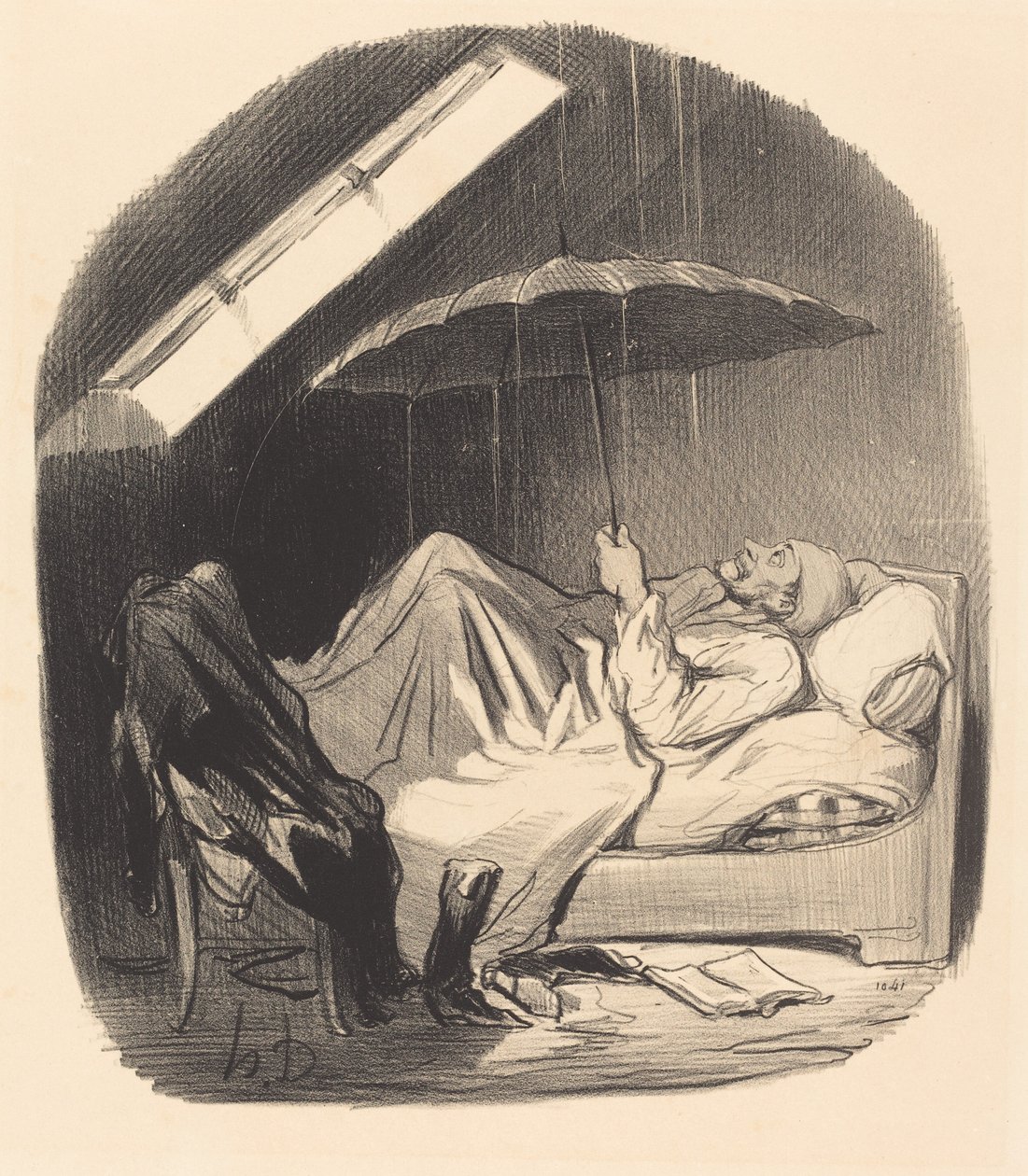 Ejer røver... af Honoré Daumier