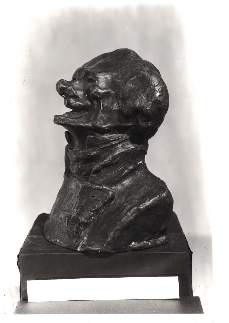 Buste af Charles Philipon (1800-62), ca. 1833 (bronze) af Honoré Daumier
