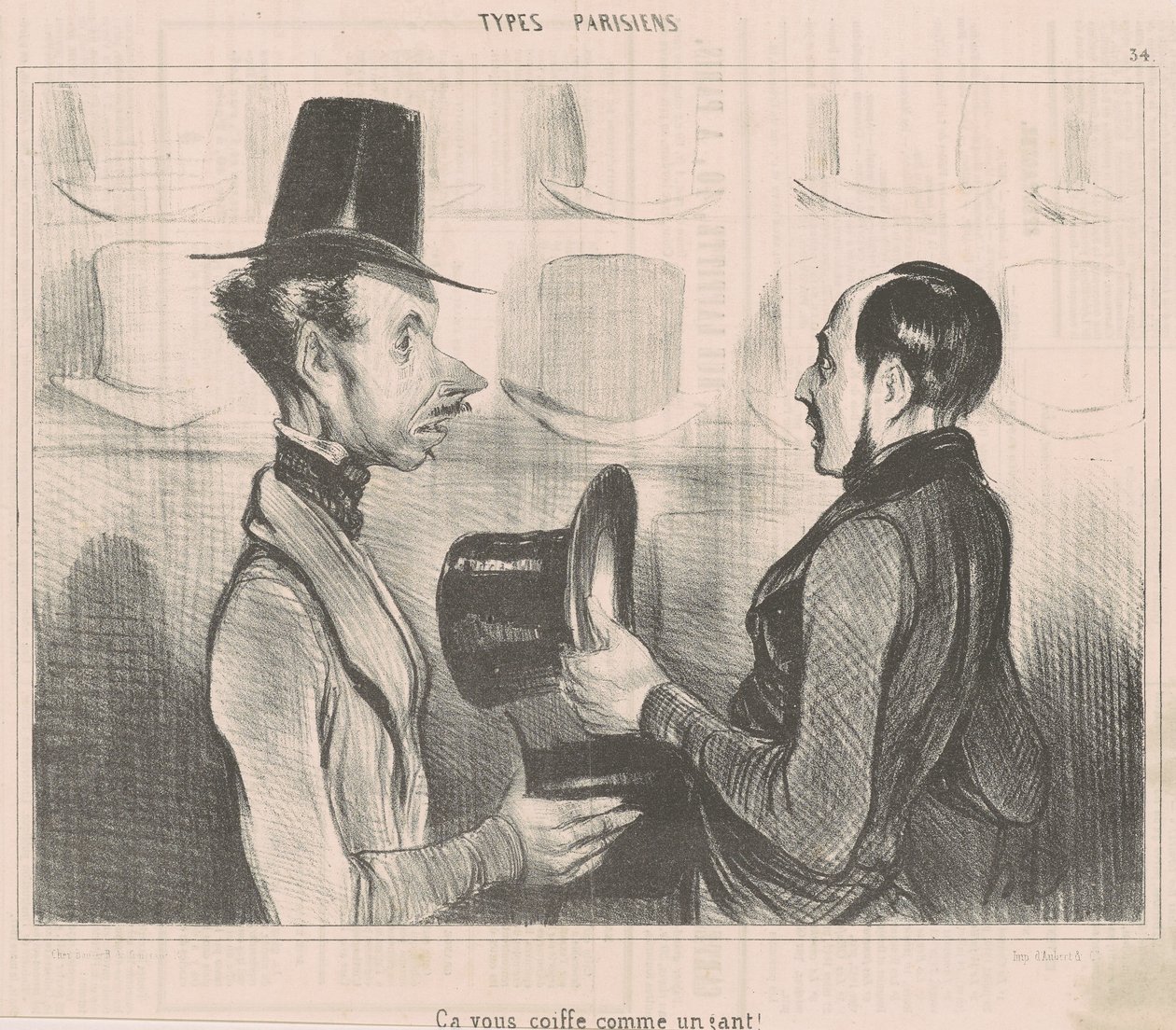Den passer dig som hånd i handske! af Honoré Daumier