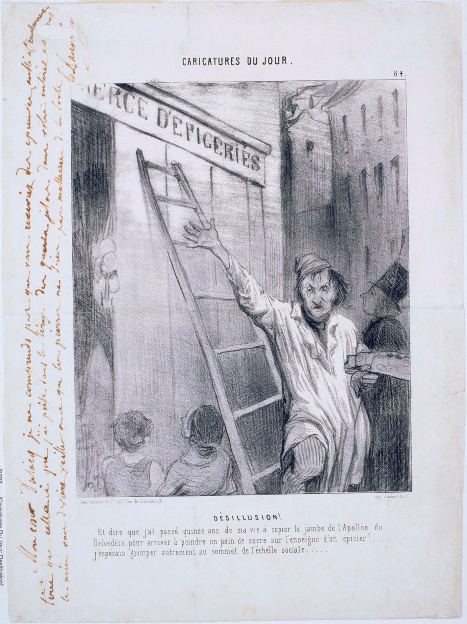 Dagens tegneserier: Desillusionering! af Honoré Daumier