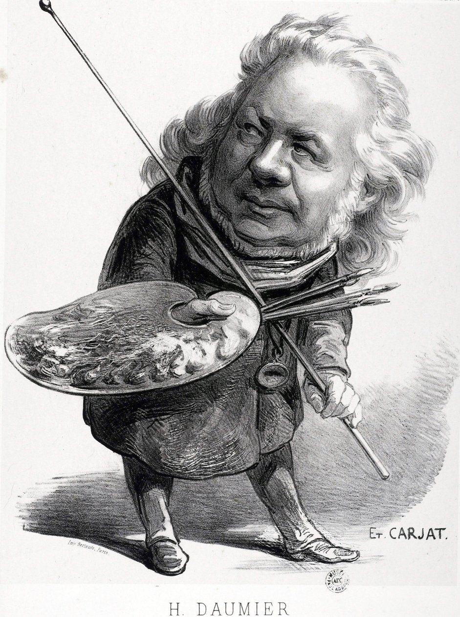 Tegneserie af Honore Daumier (1808-1879), fransk gravør, maler og billedhugger. Carjat-gravering (1828-1906). Mål: 29,5x23 cm. Arbaud Museum. af Honoré Daumier