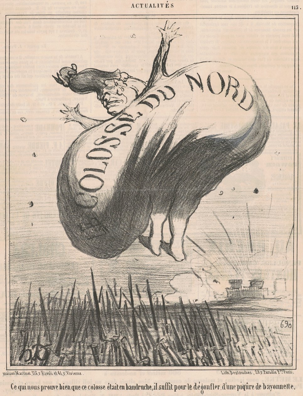 Hvilket beviser for os... at denne kolos... af Honoré Daumier