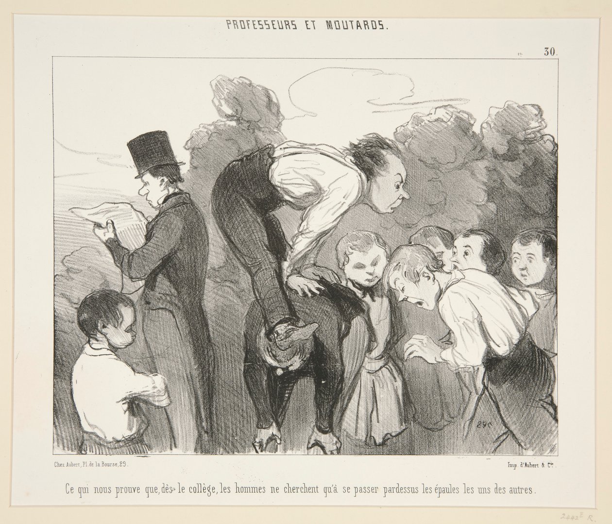 Hvilket beviser for os, at fra college af Honoré Daumier