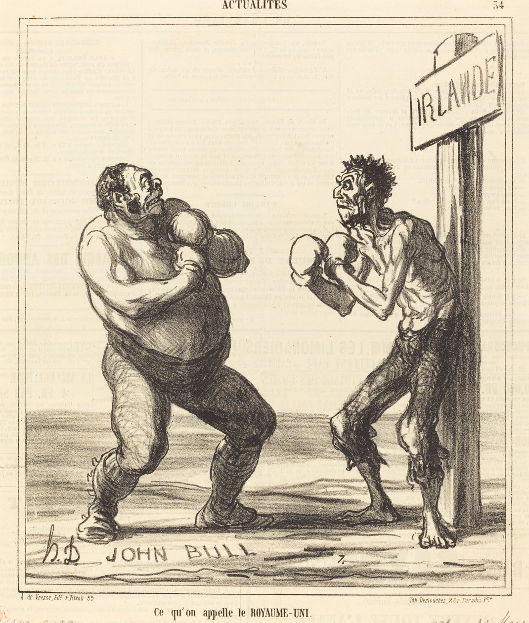 Det der kaldes Storbritannien af Honoré Daumier