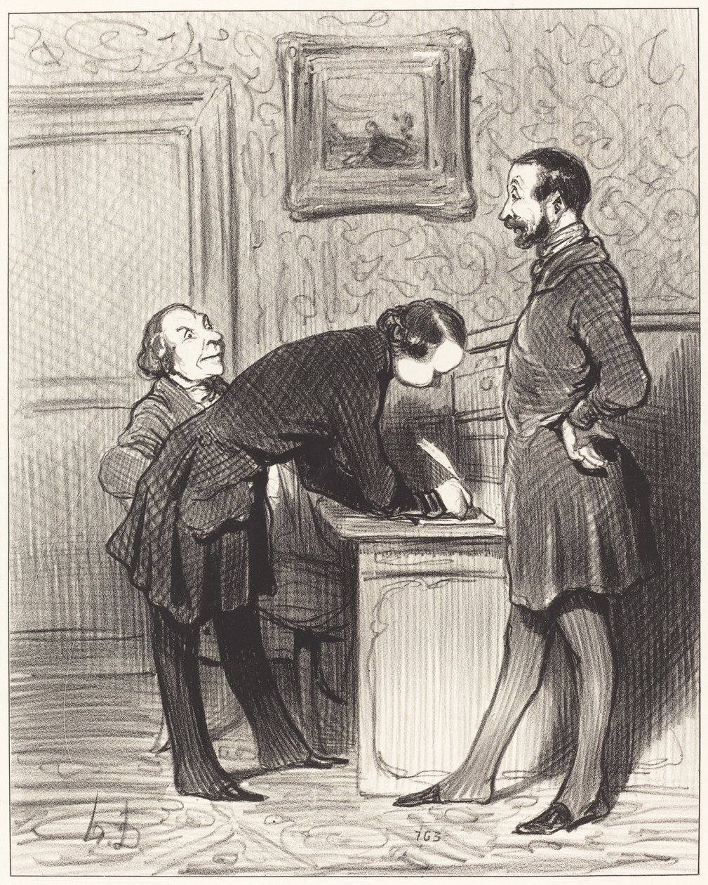 Det er godt, fordi han er din ven... af Honoré Daumier