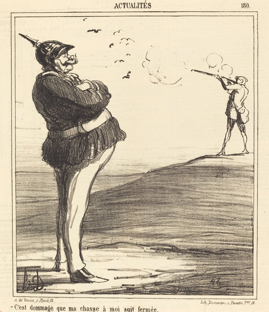 Det er en skam, at min jagt på mig er lukket af Honoré Daumier