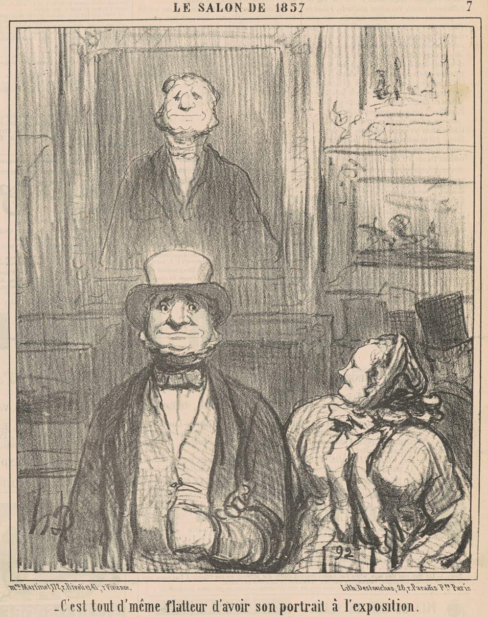 Det er smigrende at have... af Honoré Daumier