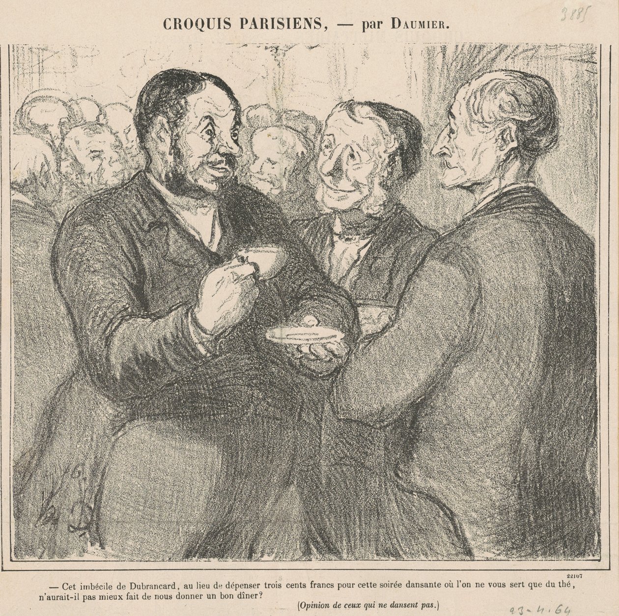 Den dumme dubrancart... af Honoré Daumier