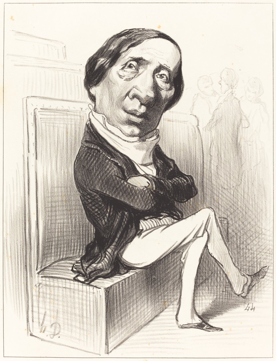 Charles Dupin af Honoré Daumier