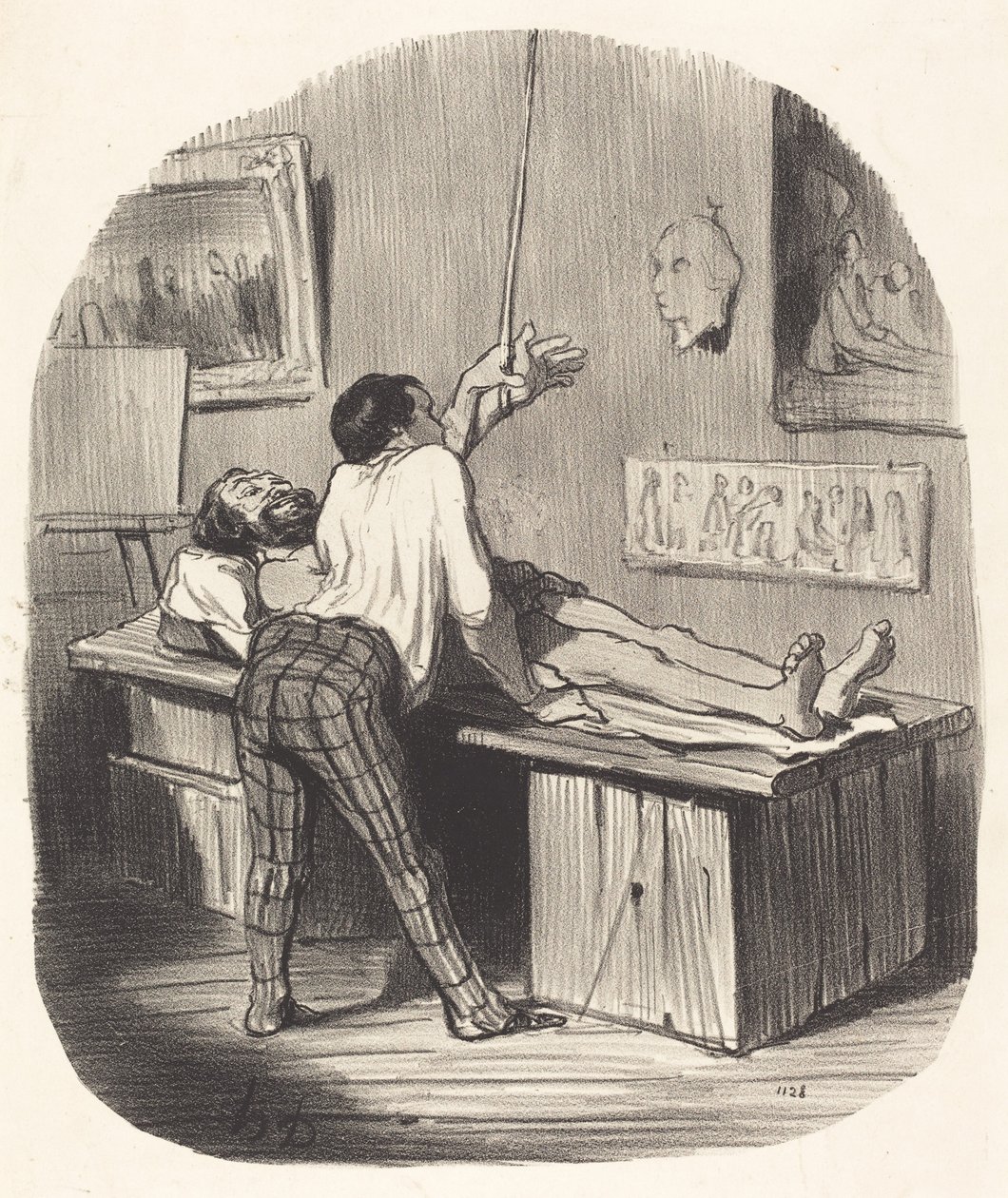 Hvordan, Saint-Gervais tog det her... af Honoré Daumier