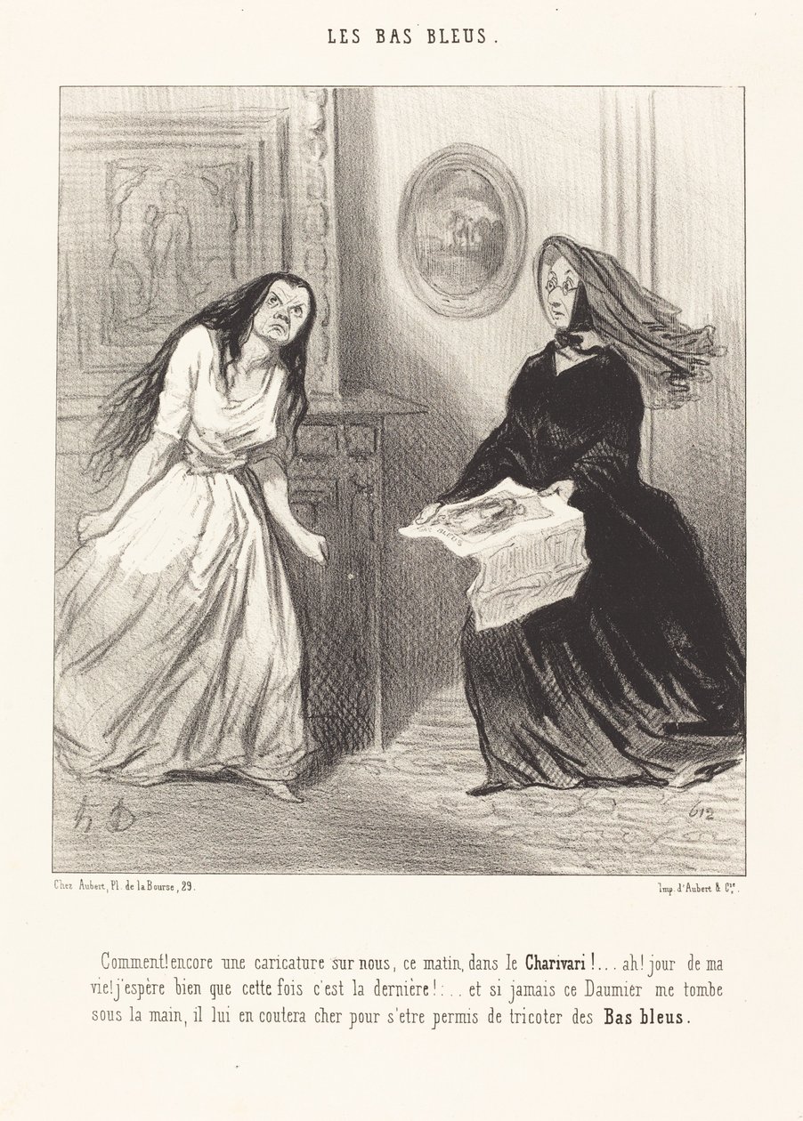 Hvordan! endnu en karikatur på os... af Honoré Daumier
