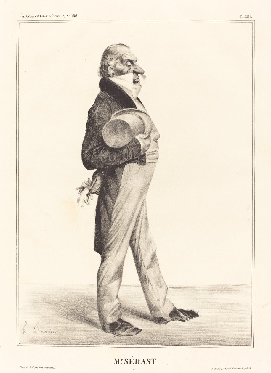 Grev Horace Sebastiani af Honoré Daumier