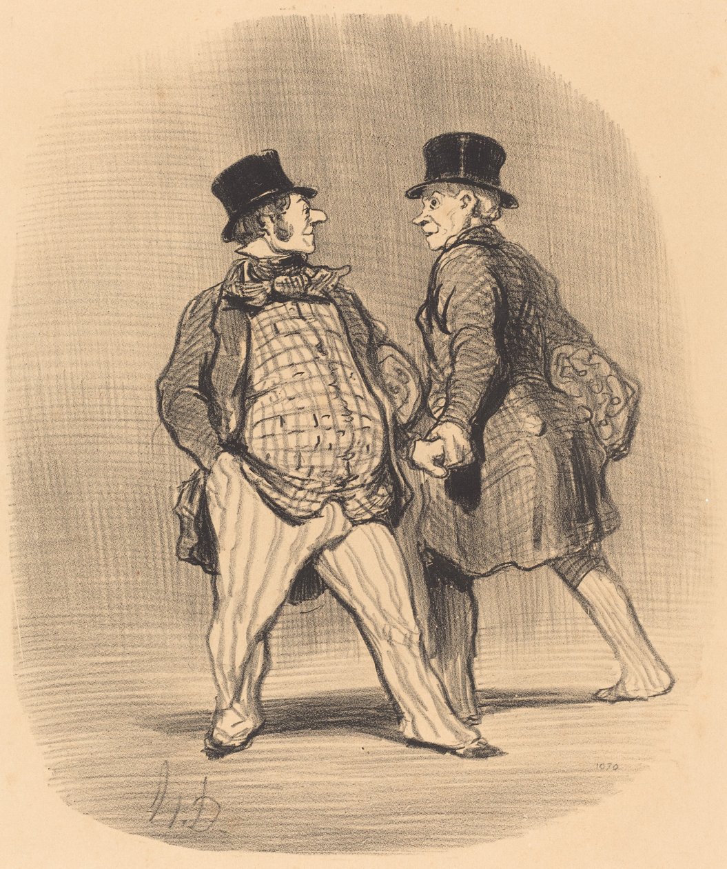 Bror, pas på den lille baron... af Honoré Daumier