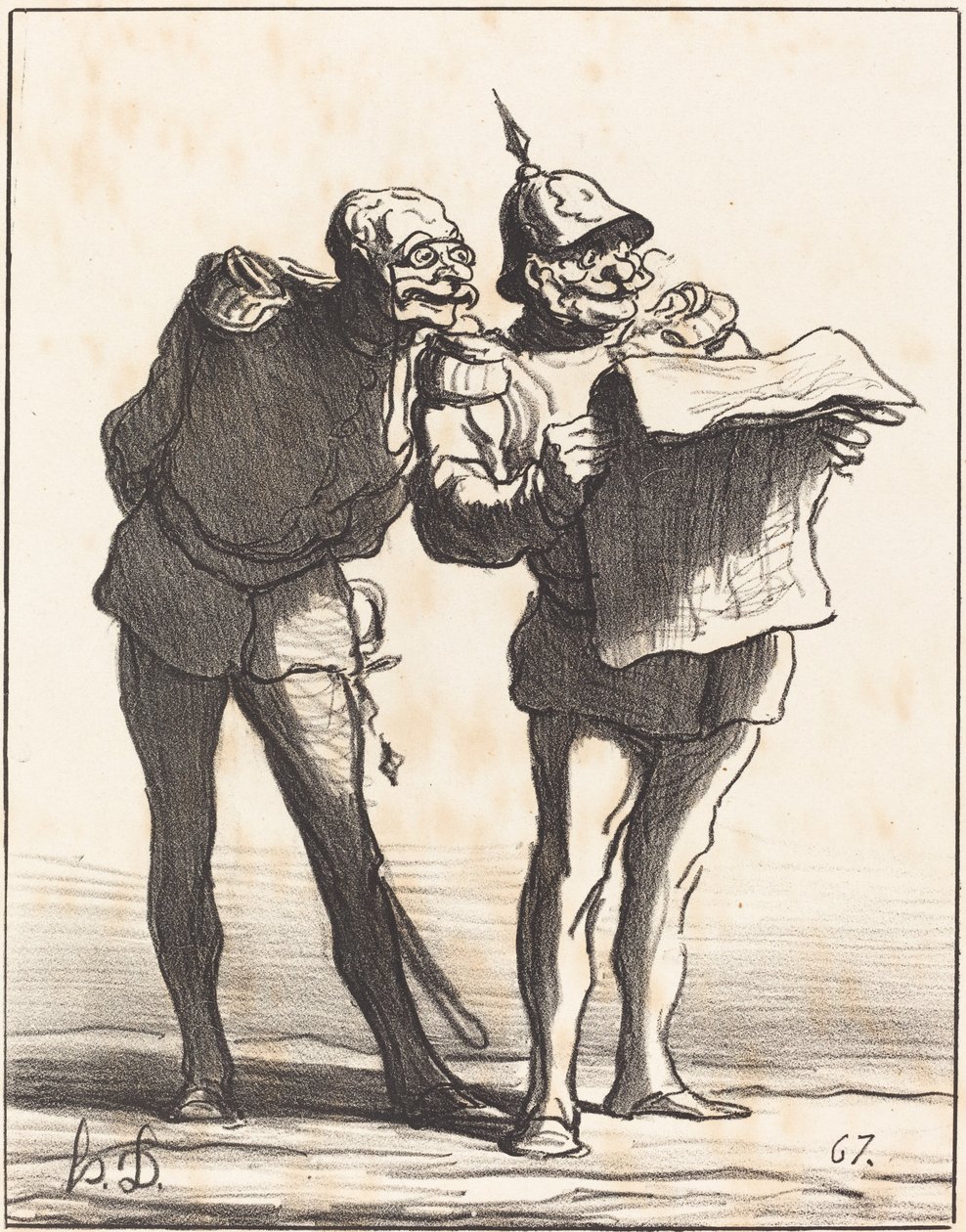 Det kan vi åbenbart ikke... af Honoré Daumier