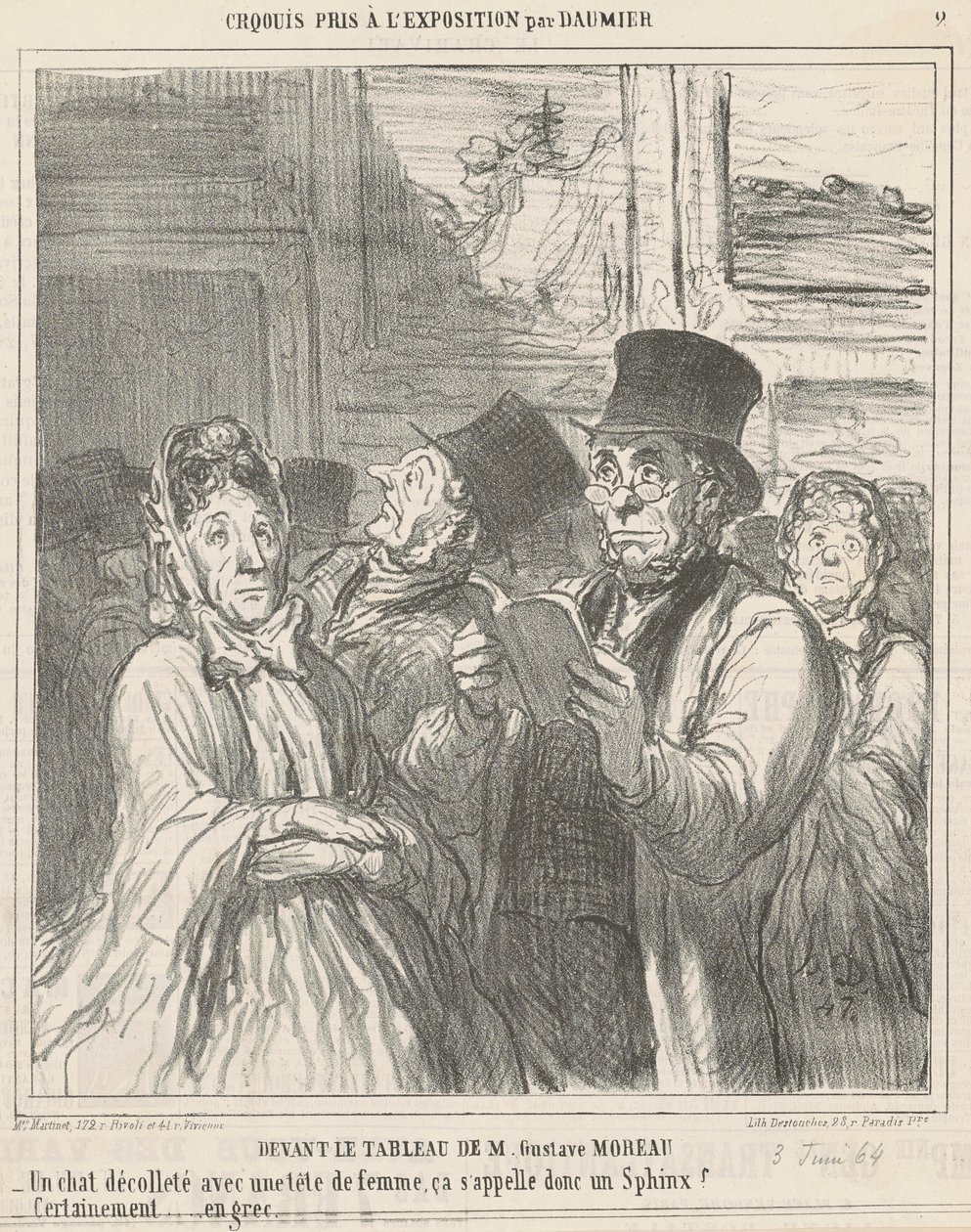 Foran maleriet af M. G. Moreau af Honoré Daumier