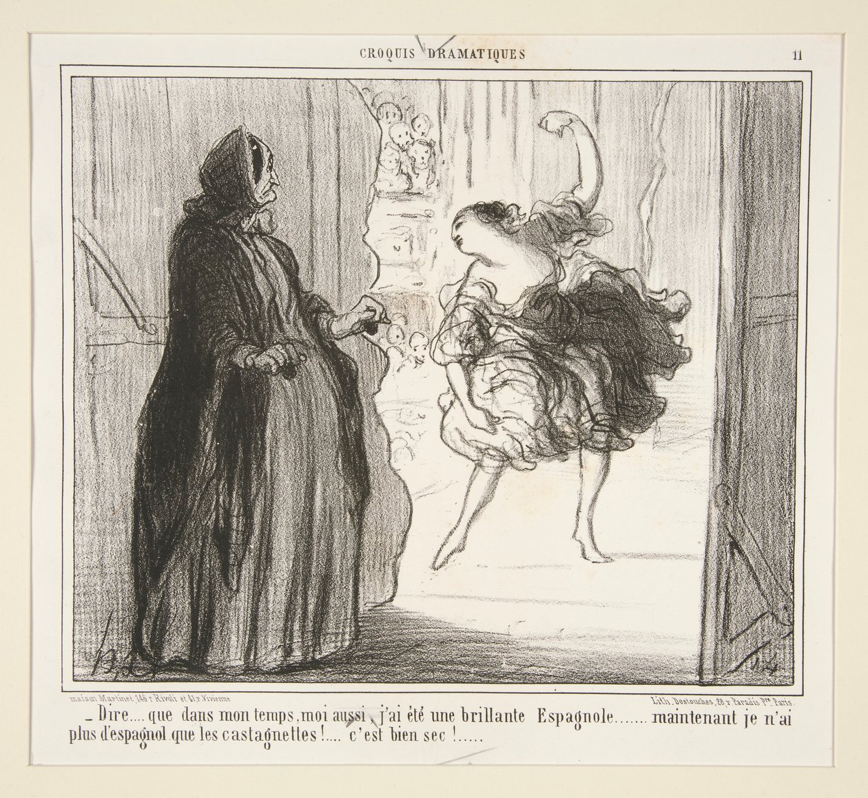 Forfærdeligt af Honoré Daumier