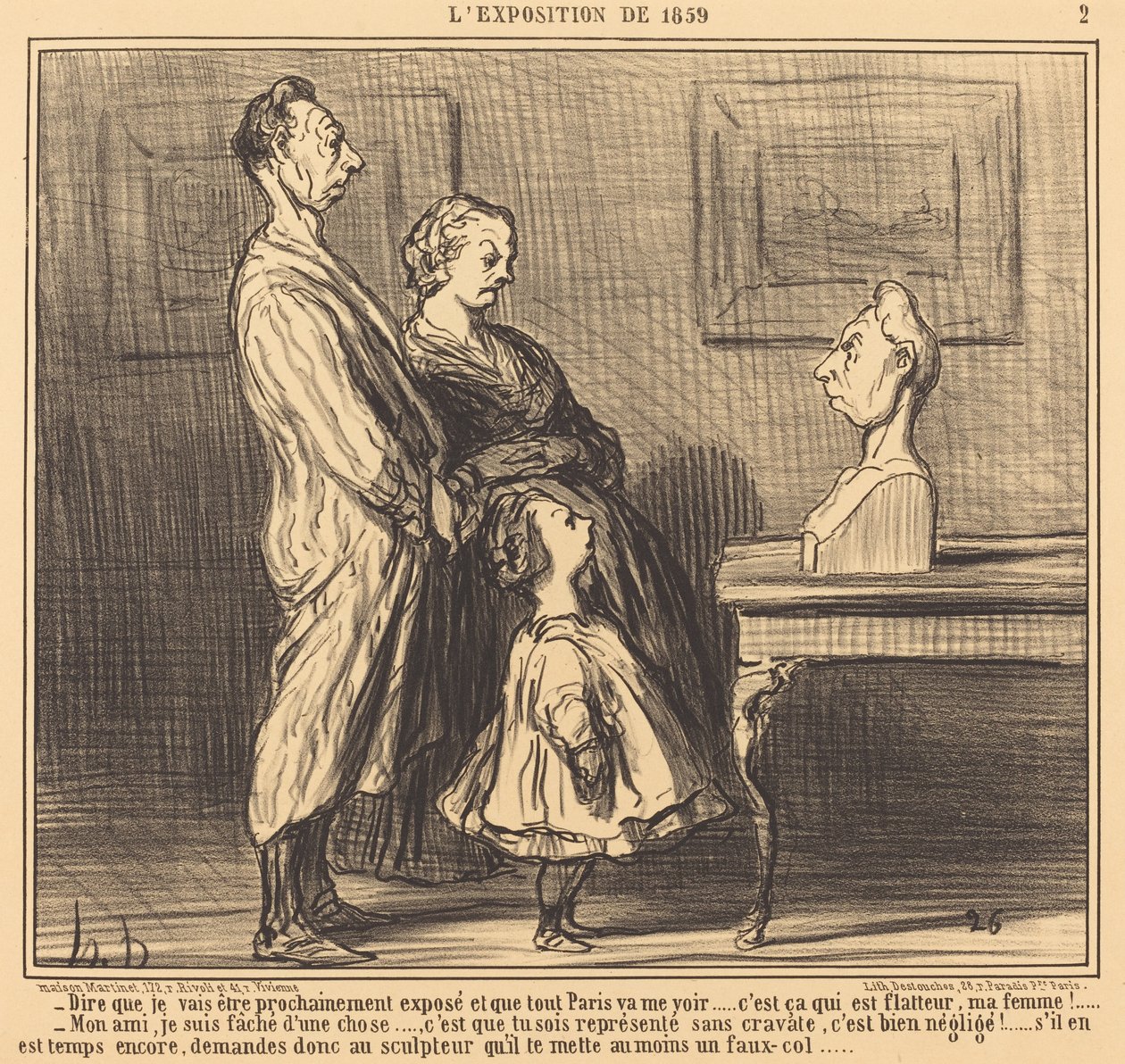 At sige, at jeg vil blive ... afsløret ... af Honoré Daumier