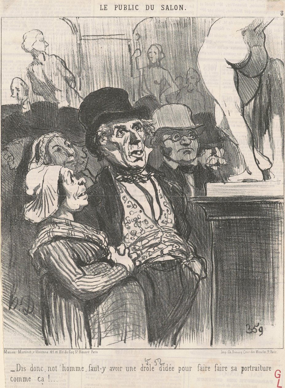 Sig, vores mand, skal... af Honoré Daumier