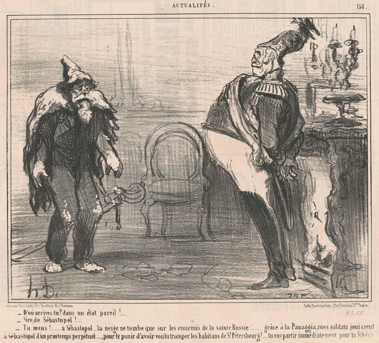 Hvor er du fra? af Honoré Daumier