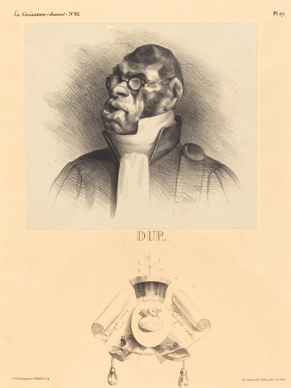 ældre dupin af Honoré Daumier
