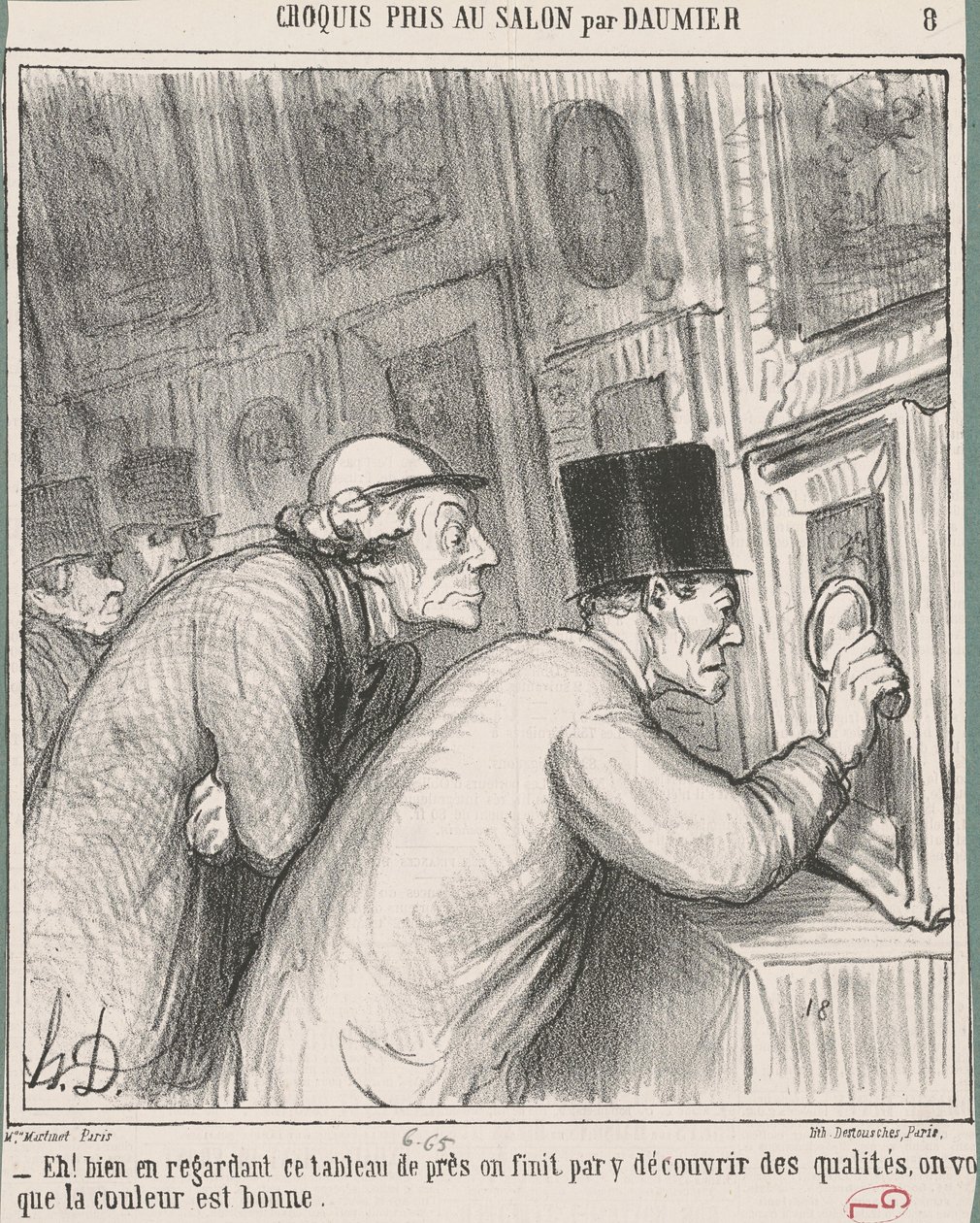 Hej! Tag et godt kig på denne tabel af Honoré Daumier
