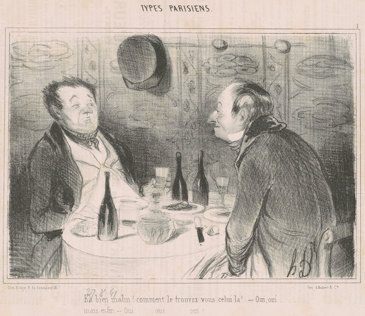 Jamen smart! hvordan finder du denne! af Honoré Daumier