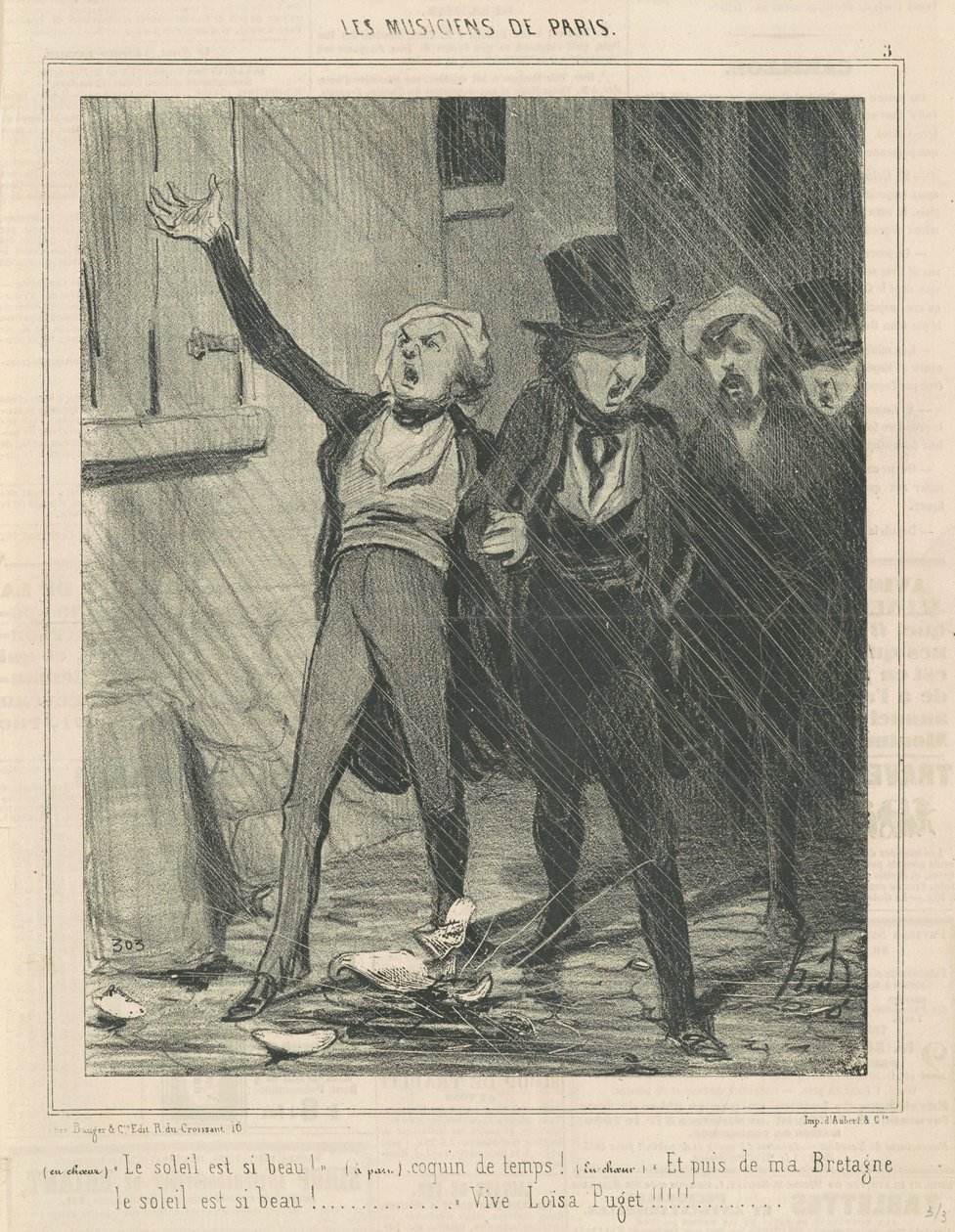I kor. Solen er så smuk... af Honoré Daumier