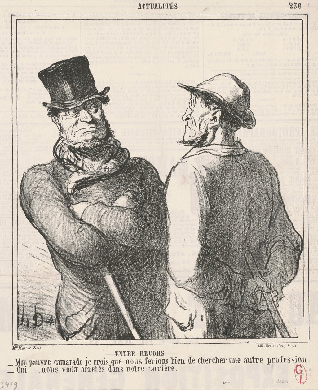 Mellem minder af Honoré Daumier