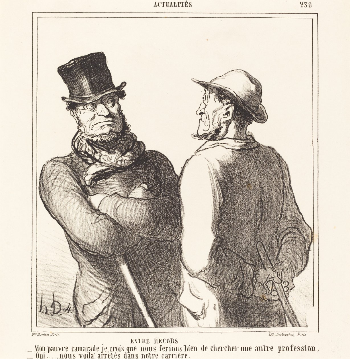 Mellem minder af Honoré Daumier