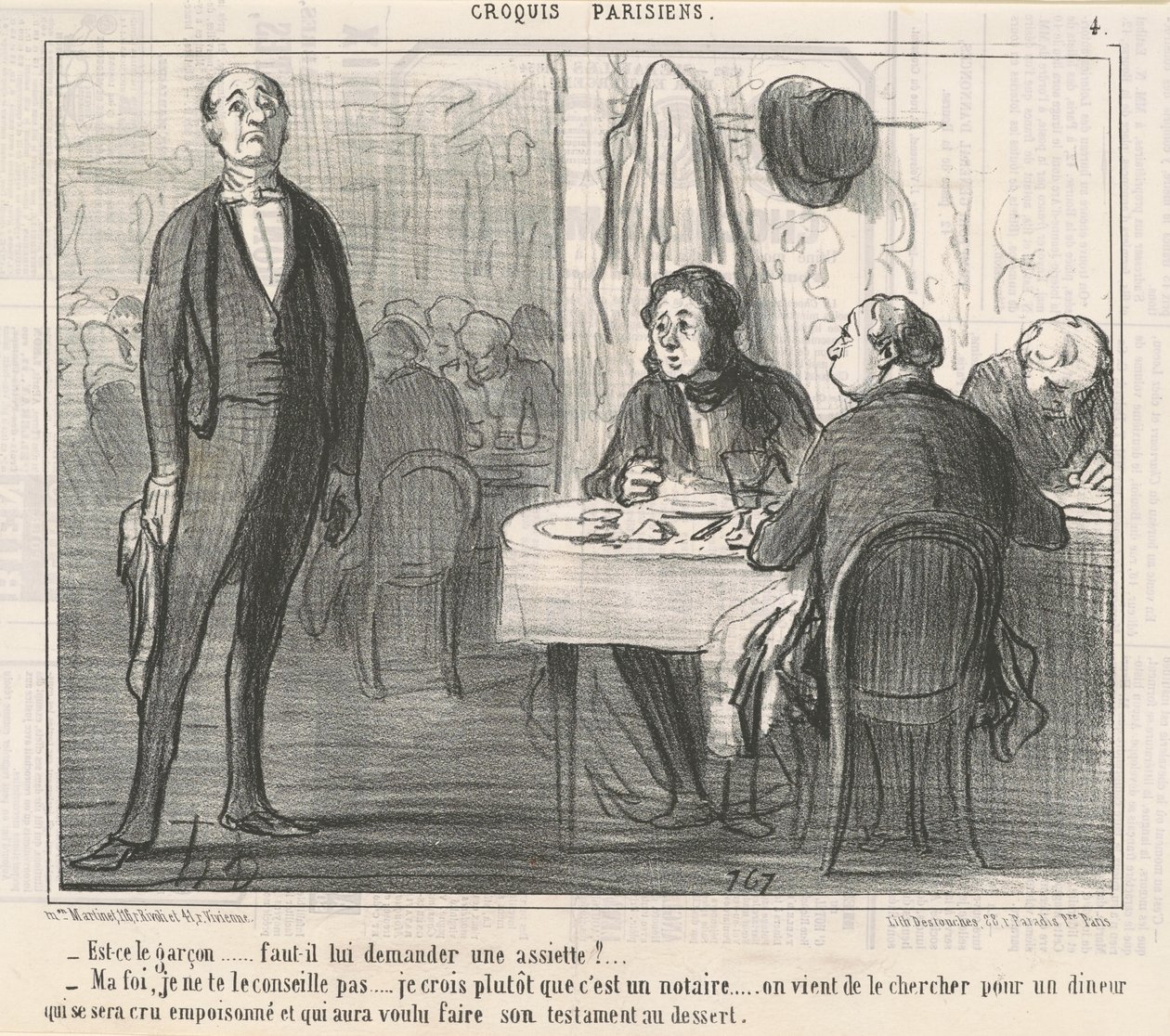 Er det drengen? af Honoré Daumier