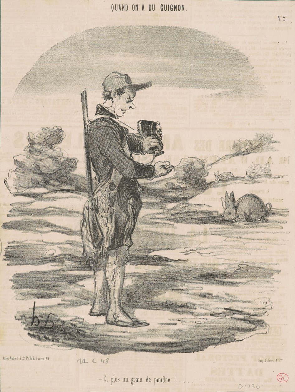 Og ikke et gran pulver! ... af Honoré Daumier