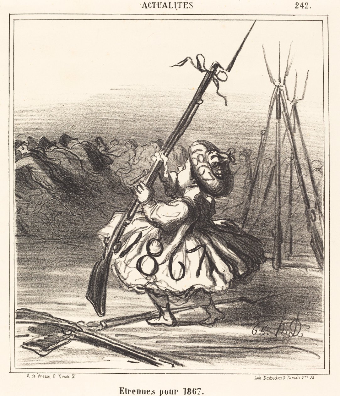 Julegaver til 1867 af Honoré Daumier