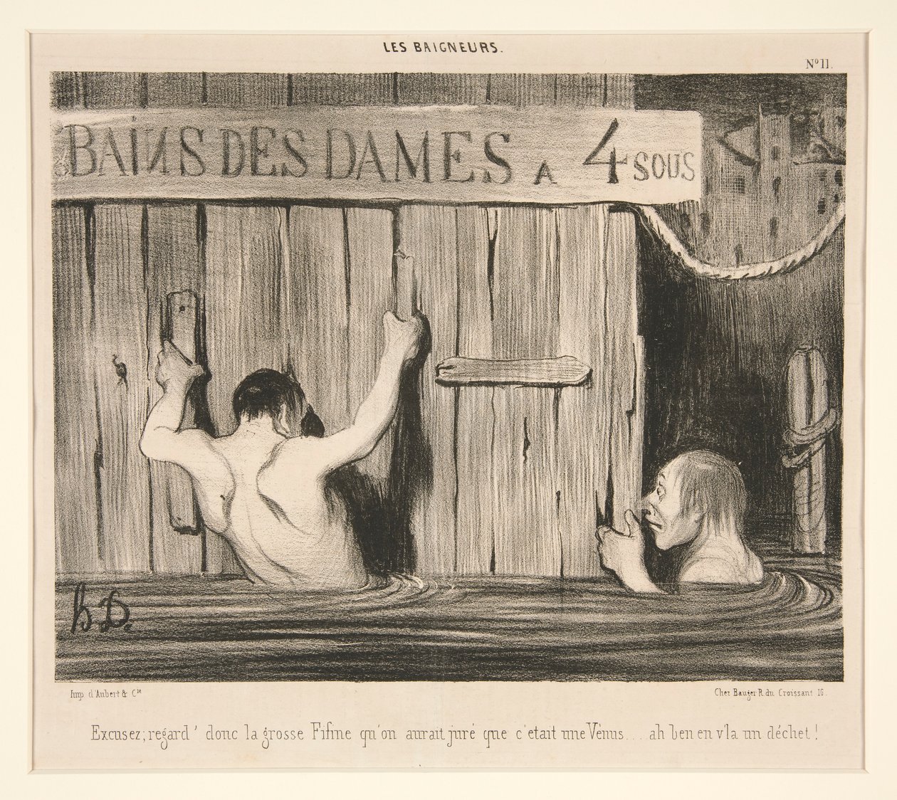 Undskyldning; blik af Honoré Daumier