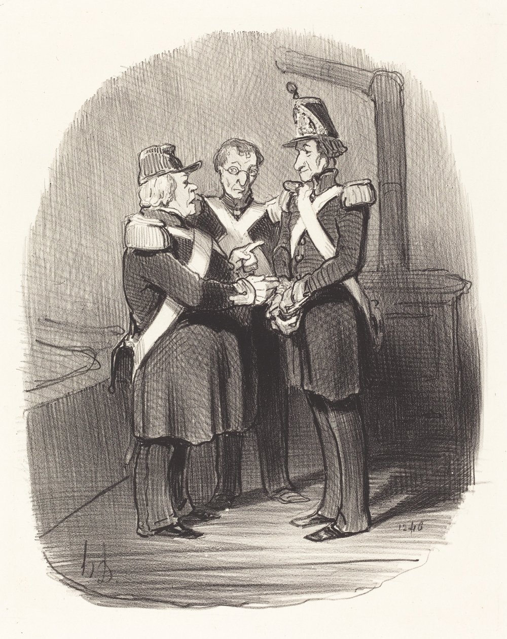 Forklar mig, Monsieur Badoulard... af Honoré Daumier