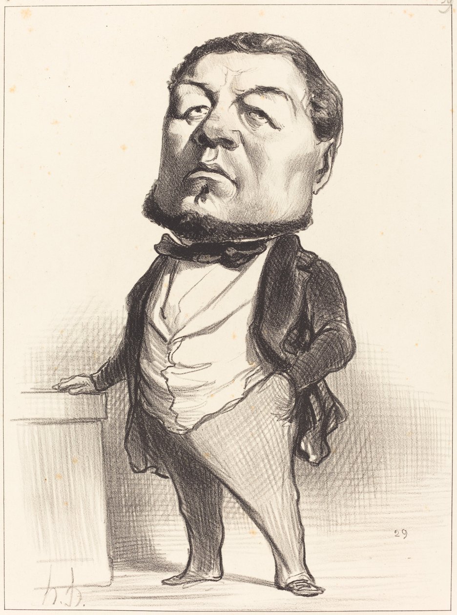 F.J. Ducoux af Honoré Daumier