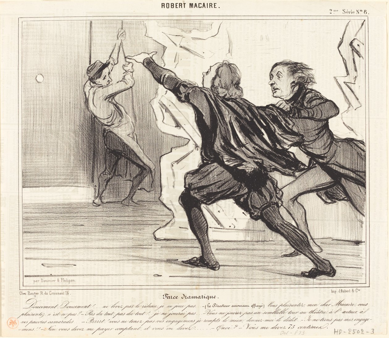 Dramatisk farce af Honoré Daumier