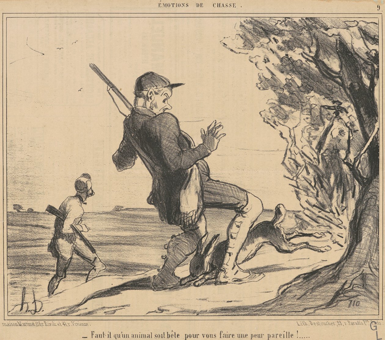 Behøver et dyr at være dumt af Honoré Daumier