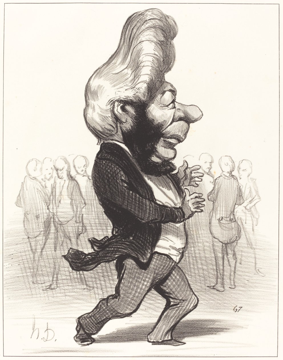 Ferdinand Favre af Honoré Daumier