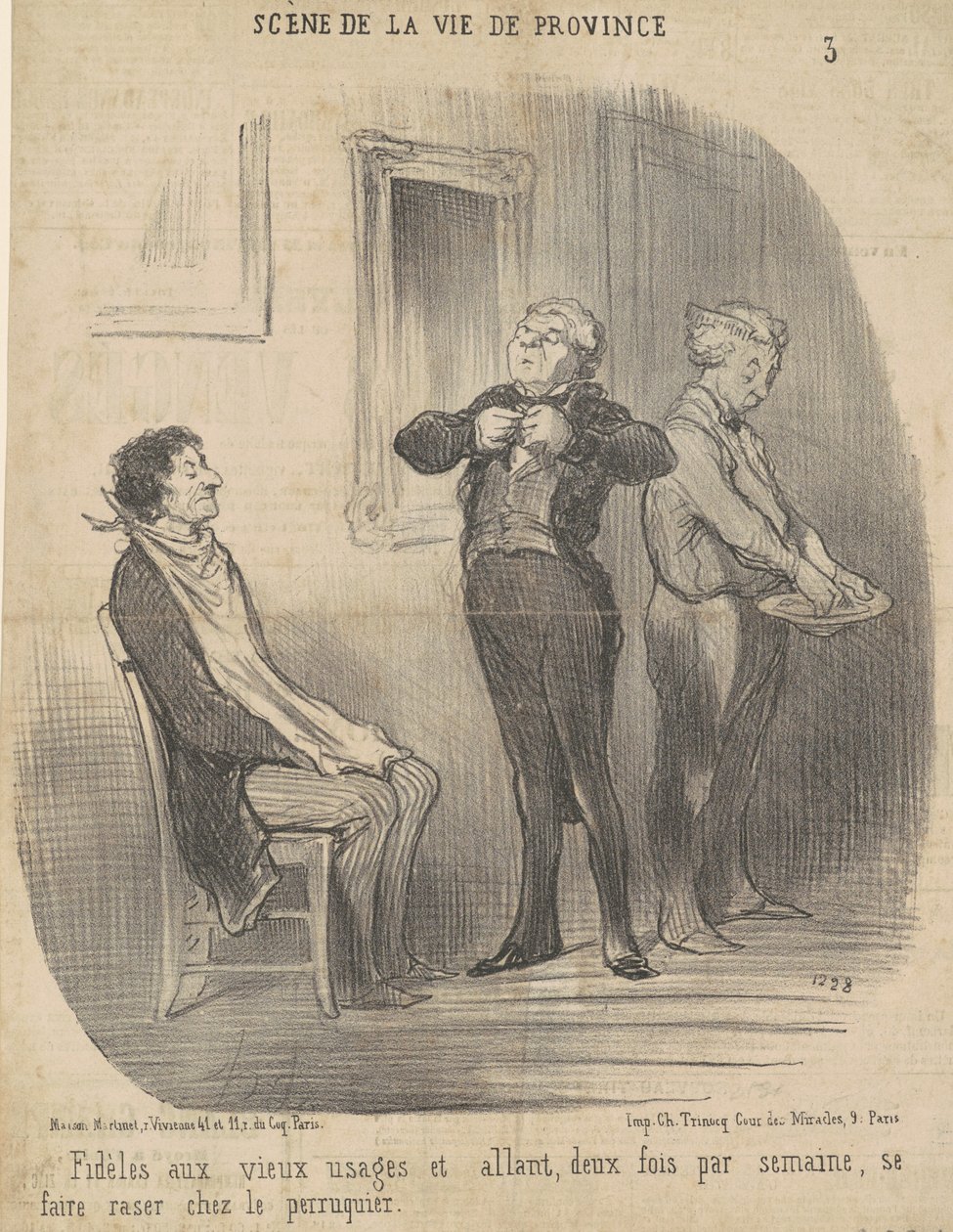 Tro mod gamle måder... af Honoré Daumier